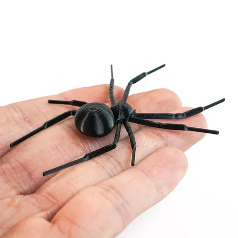 3D Stereo Black Spider Fridge Magnet Halloween Festival Party Decoration ABS Plastic Refrigerator Magnet Home Decor