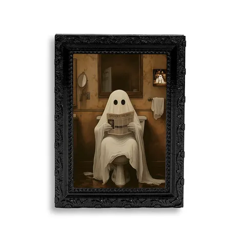 Halloween Spook Koelkastmagneet Fotolijst Cartoon Hout Zacht Magnetisch Huis Decoratieve Memo Clip