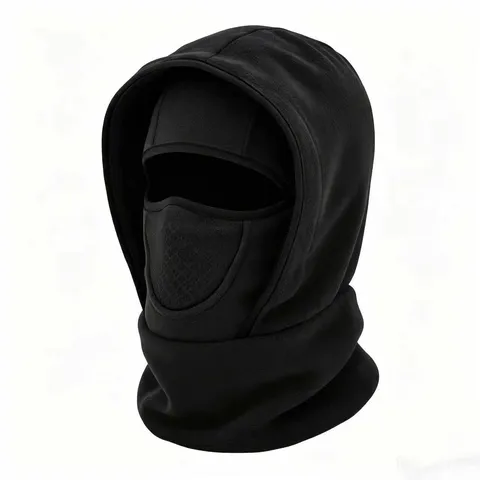 Χειμερινή Θερμική Balaclava από Fleece Αντιανεμική Μάσκα Ποδηλασίας Υπαίθριο Σκι Ζεστό Καπέλο Κασκόλ Ενσωματωμένος Εξοπλισμός Κεφαλής για Enilikes
