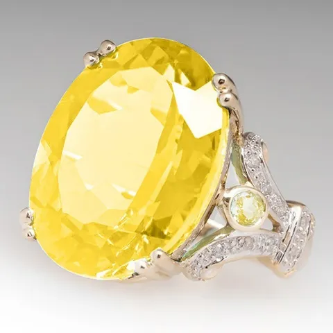 Luxus Kupfer Strass Plattiert Offener Ring Oval Floral Großer Kristall Edelstein Statement Fingerring Für Hochzeit Bankett Damen Schmuck