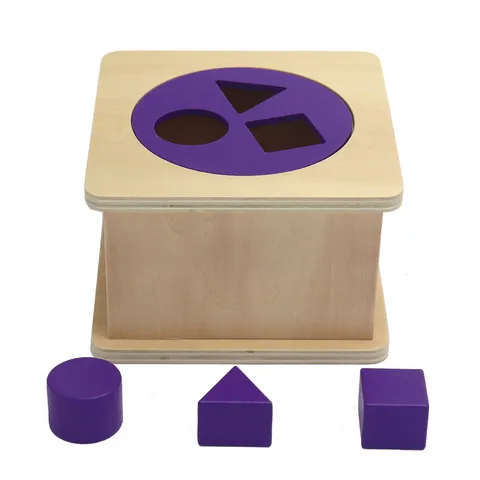 Hölzernes Baby Frühpädagogik Geometrische Form Sortierung Passende Kognitive Box Montessori Hand-Auge-Koordination Lernspielzeug