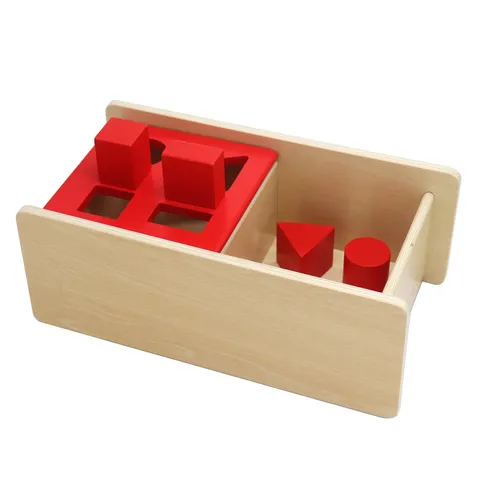 Montessori Early Education Wooden Shape Matching Geometric Box Sensory Training Toy Toddler Hand Eye Coordination Learning Toy
