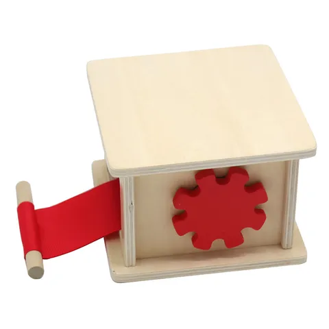 Montessori Wooden Cylinder Threading Sorting Toy Early Educational Hand Eye Coordination Learning Toy For Toddlers Kids