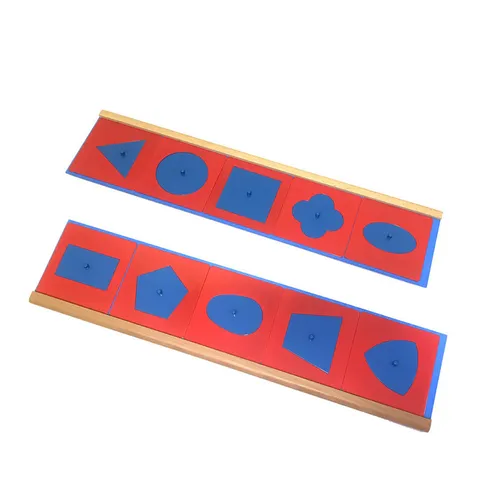 Montessori Educational Toys Wooden Geometric Shape Inset Board Sensory Learning Toy For Kids Toddlers Early Cognitive Training