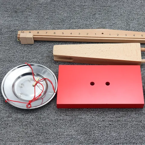 Montessori Wooden Balance Scale Educational Toy Arithmetic Math Learning Aid Kids Early Education Learning Toy