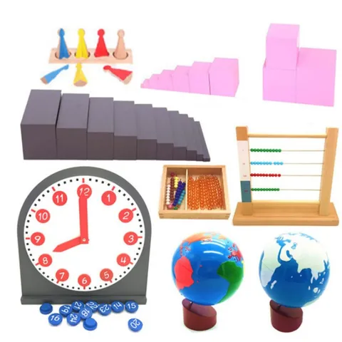 Montessori Wooden Educational Toys Set Built For Early Childhood Learning And Cognitive Development In Schools And Homes To Inspire Children