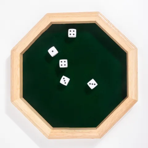 Wooden Shut The Box Board Game Math Educational Toy Four Sided Dice Family Table Game For Kids And Adults