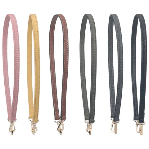 Bandoulière de Remplacement en Cuir PVC Minimaliste pour Modification DIY de Sacs Texture Durable et Élégante Quincaillerie Dorée