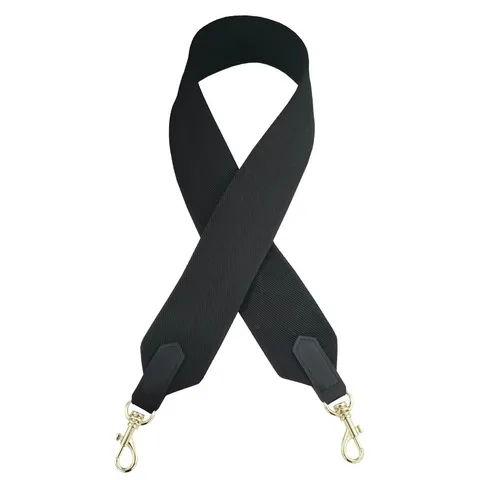 Διευρυμένο Λουράκι Τσάντας Ώμου από Καμβά και Δέρμα Αντικατάσταση Μονόχρωμο Σταυρωτό Λουράκι Αξεσουάρ Μόδας