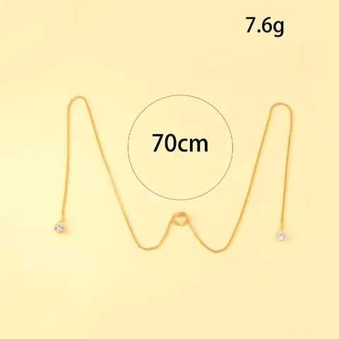 Non-Piercing Lip Ring Tassel Chain For Women Alloy Rhinestone Lip Cuff Ear Hook Hip Hop Sexy Body Jewelry Accessories