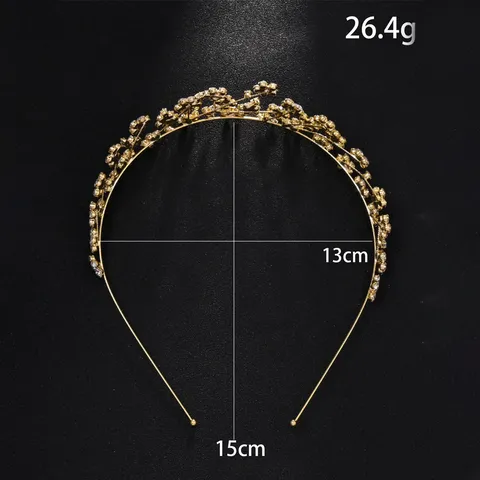 Elegante Diadema de Strass Con Flores de Estilo Coreano Para Mujer Accesorios Para el Cabello de Boda Tocado de Aleación Exquisito Joyería Brillante