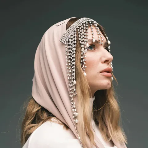Elegante Cadena para el Cabello con Flecos de Strass para Mujer Tocado Largo de Borlas Joyería para el Cabello Fiesta Boda