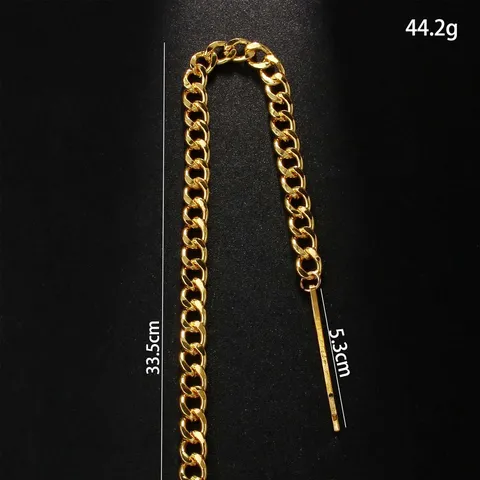 Punk Metal Tassel Hair Chain Hip Hop Long Fringe Headpiece Rhinestone Braid Jewelry For Party Women Hair Accessories