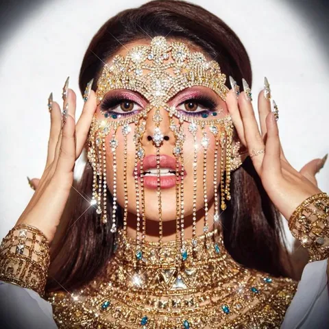 Rhinestone Tassel Face Mask Chain Sexy Crystal Facial Veil Festival Party Prom Accessories Sparkling Jewelry