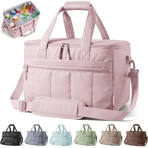 Bolsa Térmica de Picnic de Gran Capacidad Bolsa Nevera Acolchada Impermeable Portátil Bolsa de Hielo Térmica para Camping al Aire Libre