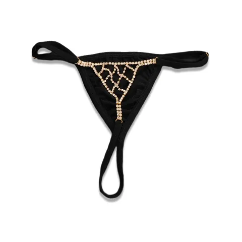 Sexy Strass Netz Tanga Körperkette Für Damen Kupfer Gold Silber Galvanisiert Nachtclub Party Taillenkette Bikini Schmuck Zubehör