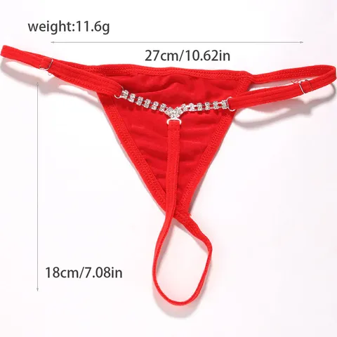 Sexy Legierung Strass Bikini Unterhöschen Kette Minimalistisch Geometrisch Taille Körper Kette String Für Nachtclub Party Damen Accessoires