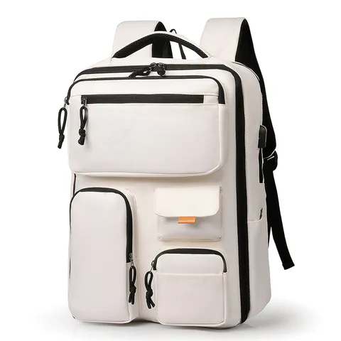 Επαγγελματικό Σακίδιο από Ύφασμα Oxford Casual Commuter Travel Laptop Rucksack Αδιάβροχο Ανθεκτικό Unisex