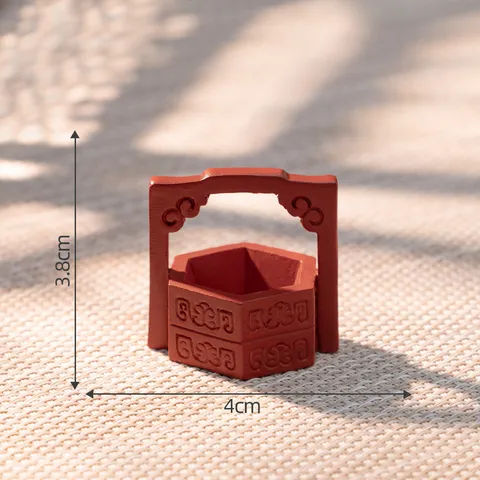 Miniatur Vintage Chinesische Essen Box Modell Korb Miniatur Ornament Retro Harz Handwerk Für Puppenhaus Diy Landschaft Deko Geschenk