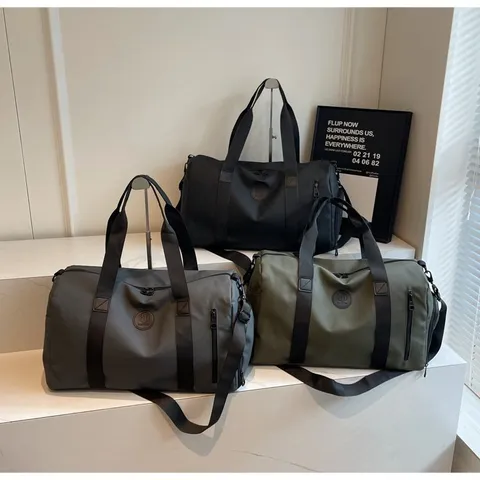 Borsa da Viaggio di Grande Capacità Impermeabile Borsa Sportiva Palestra Con Separazione Asciutto Bagnato Borsa in Nylon Donna