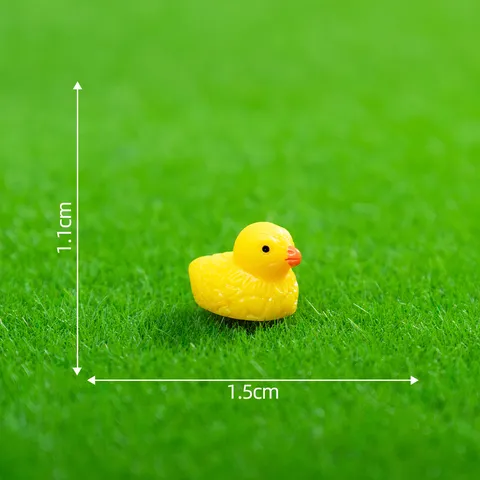 Micro Paysage Résine Canard Ornements Mignons Mini Figurines Animaux Pour Plantes en Pot Terrarium Décor Jardin