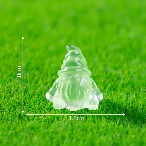Luminous Miniature Gnome For Fairy Garden Decor DIY Landscape Dwarf Statue Resin Craft Home Desk Ornaments Decoration