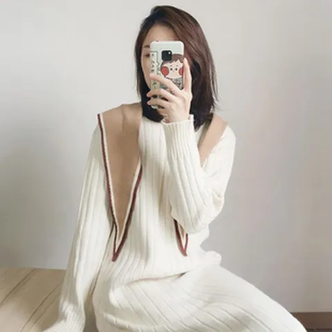 Bufanda Triangular de Punto Estilo Coreano para Mujer Otoño Invierno Chal de Rayas Estampado Versátil Capa Pequeña