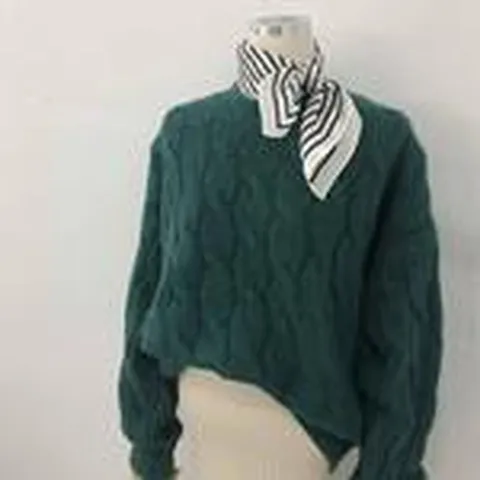Maulbeerseide Kleines Quadratisches Tuch Gestreift Koreanischer Stil Professionell Vielseitig Halstuch Damen Zubehör Tasche Deko Sjaal