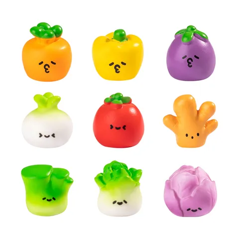 Mini Mignon Résine Légume Micro Paysage Ornement Cartoon Carotte Aubergine Figurine DIY Jardinage Décor de Bureau