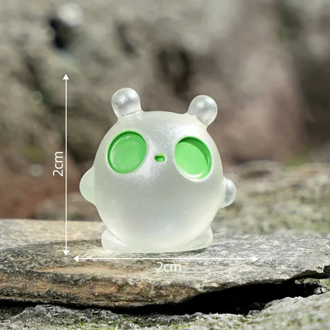Im Dunkeln Leuchten Miniatur Außerirdischer Harz Figuren Süß Lustig Mikro Landschaft Ornamente Karikatur Schreibtisch Dekor DIY Handwerk Zubehör