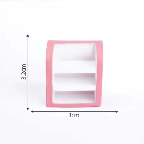 Lindos Adornos en Miniatura para Dormitorio de Casa de Muñecas en Rosa Resina Creativo Bricolaje Micro Paisaje Pequeños Accesorios de Muebles Decoración