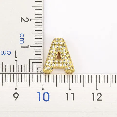 A-Z Balloon Initial Pendant Necklace for Women Men Copper Zirconia Pave Initial Letter Choker Gold Plated Jewelry Gift