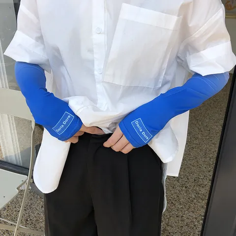 Manches de Bras Protection UV Été Soie Glacée Pare-Soleil Respirant Frais Cyclisme Sport Plein Air Pour Femmes Hommes