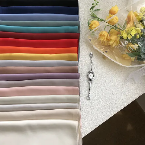 Women Luxury Pure Mulberry Silk Square Scarf Soft Satin Hair Scarf Elegant Head Scarf For Daily Wear Gift