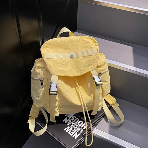 Large Capacity Waterproof Nylon Backpack Casual Outdoor Travel Daypack For Men Women Lightweight Sport School Bag With Multi-Pockets