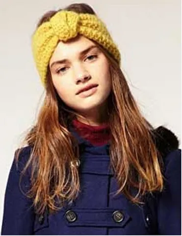 Women Winter Warm Knit Headband Crochet Bow Headwrap Ear Warmer Wide Hair Band For Autumn Winter Outdoor Daily Accessories