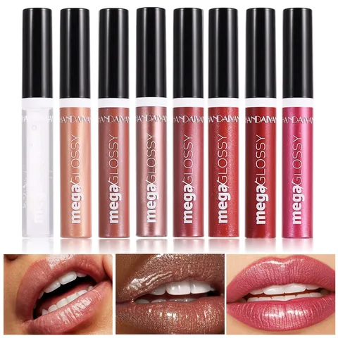 Brillant à Lèvres Liquide Nacré Scintillant Handaiyan Hydratant Longue Durée Rouge à Lèvres Maquillage Femmes