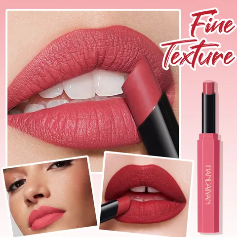 Handaiyan Matte Velvet Lipstick Portable Waterproof Long Lasting Smooth Lip Makeup Six Colors Cosmetic For Women