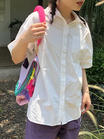 Sac à Épaule Tricoté à la Main pour Femmes Polyester Sac Tissé Seau Sac à Main Chic Bloc de Couleur Voyage Décontracté Chaîne Sac