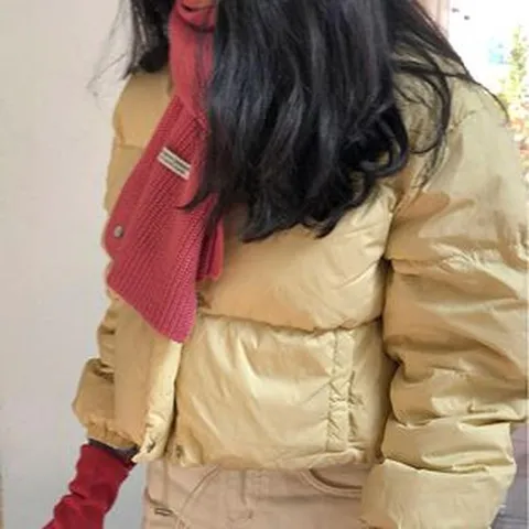 Japanischer Koreanischer Stil Wollmischung Strickschal Einfarbig Minimalistisch Weich Gerippt Langer Thermischer Schal Für Damen Zubehör
