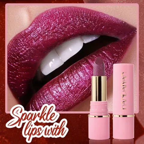 Pearlescent Shimmer Lipstick Waterproof Long Lasting Moisturizing Glossy Lip Makeup Radiant Shine Cosmetic For Women