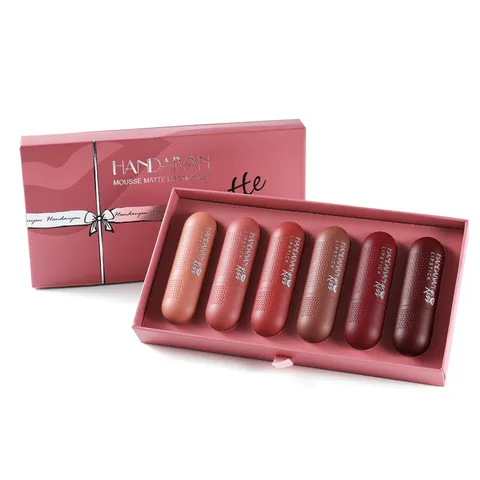 Velvet Matte Lipstick Set Long Lasting Waterproof Pigmented Smooth Make Up Gift Box Lip Gloss Cosmetic Kit For Women