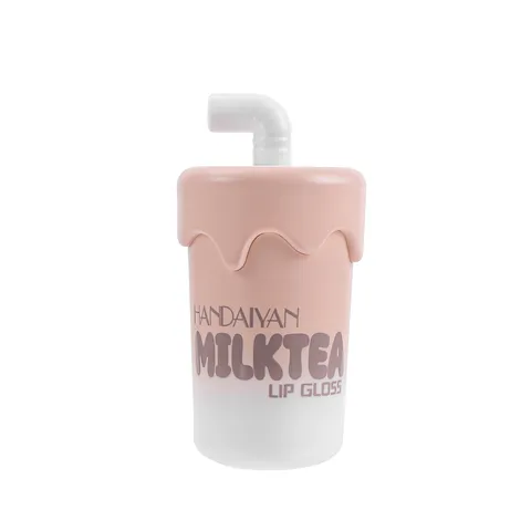 Milk Tea Cup Lip Gloss Moisturizing Matte Lip And Cheek Dual-Use Long-Lasting Liquid Lipstick Makeup Cosmetics