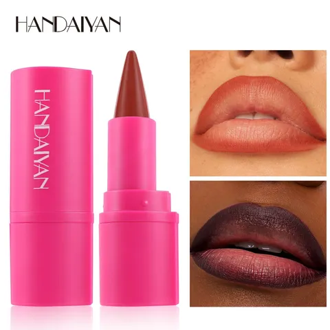2 In 1 Matte Lip Liner Lipstick Waterproof Long Lasting Smooth Precise Tip Makeup Cosmetic Pen For Women