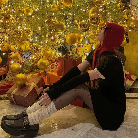 Donna Lana Passamontagna Cappello Sciarpa Integrato Inverno Caldo Outdoor Ciclismo Antivento Tinta Unita Cappuccio Scaldacollo Regalo Natale