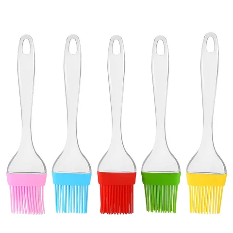 Silicone Basting Brush Kitchen Food Brush Baking Tool Heat Resistant Silicone Oil Brush For BBQ Cooking Kitchen Gadgets