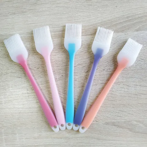 Silicone Basting Brush Oil Brush For Cooking Baking BBQ Heat Resistant Kitchen Pastry Brush Food Grade Silicone Tool