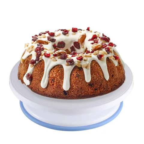 Plastic Cake Turntable Rotating Frosting Stand Non Slip Cake Decorating Rotating Table For Kitchen Baking Tool