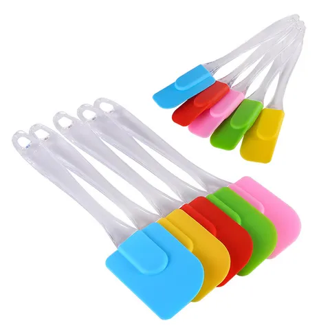 Silicone Spatula Heat Resistant Baking Tool Kitchen Gadget Flexible Cake Cream Butter Jam Scraper Modern Simple Style