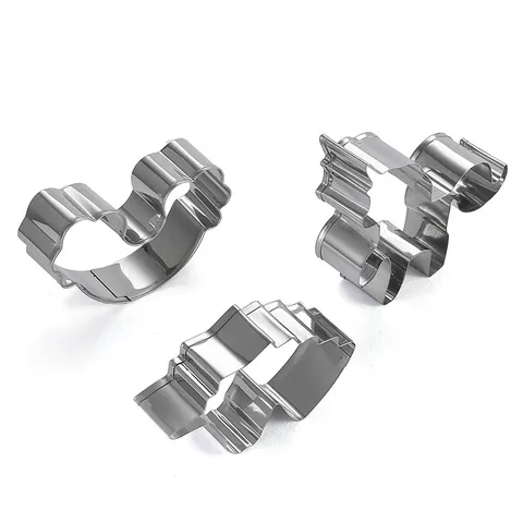 Stainless Steel Unicorn Cookie Cutter 3 Piece Set Fondant Baking Pastry Tool DIY Biscuit Mold Kitchen Baking Supplies